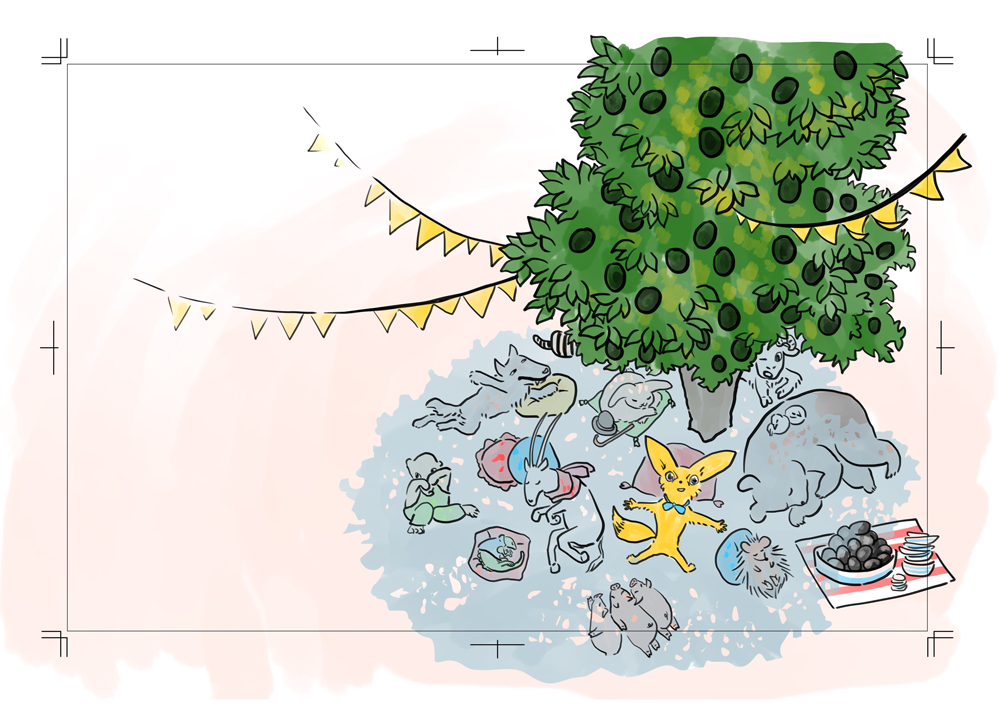 半径5メートル いずみようじの絵本原画」